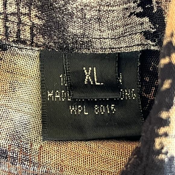 Riscatto men’s short sleeve Shirts Collared Button Up Hawaiian Beach Summer XL - Picture 3 of 10